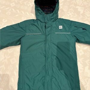 MEC Turquoise and Navy Hooded Parka